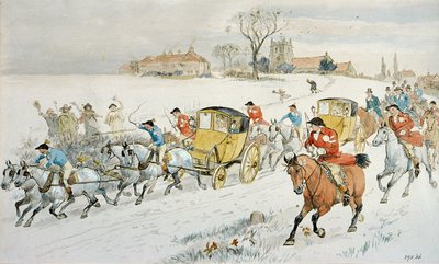 Diana Woods bryllup: tilbagevenden fra kirken af Randolph Caldecott